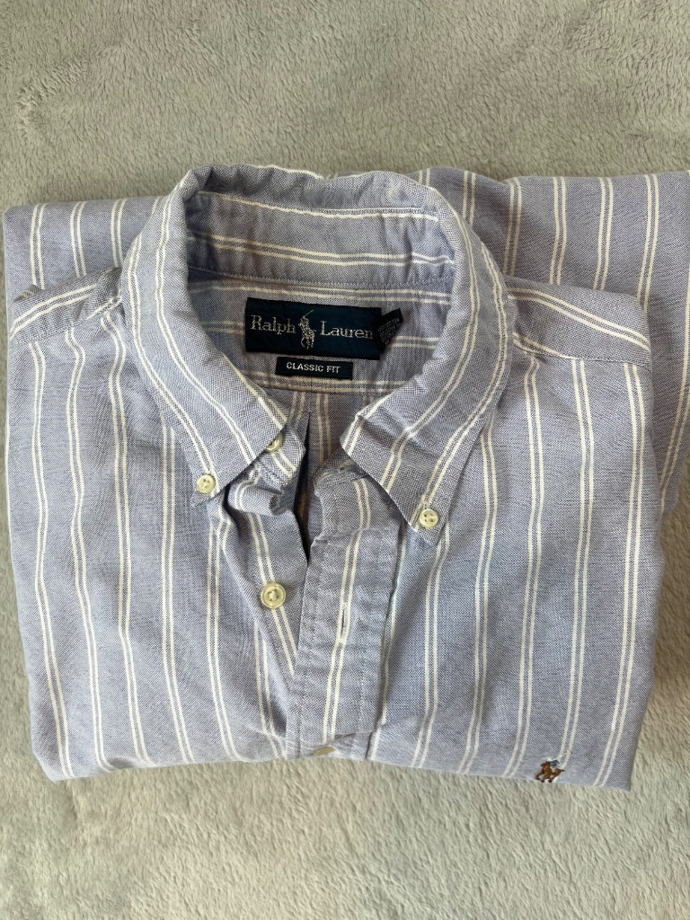 Men's Ralph Lauren Classic Fit Oxford Dress Shirt 16 1/2 34/35 Polo Pony